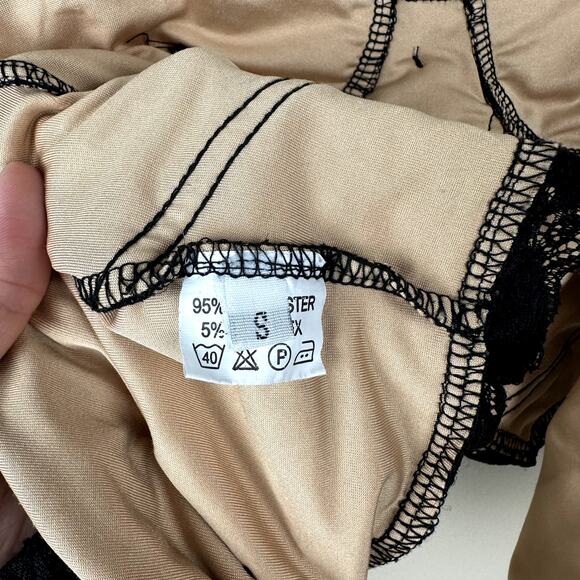 Women's Black Lace Bustier Corset Crop Top Bralette Fairy Grunge Whimsigoth S - Picture 4 of 9